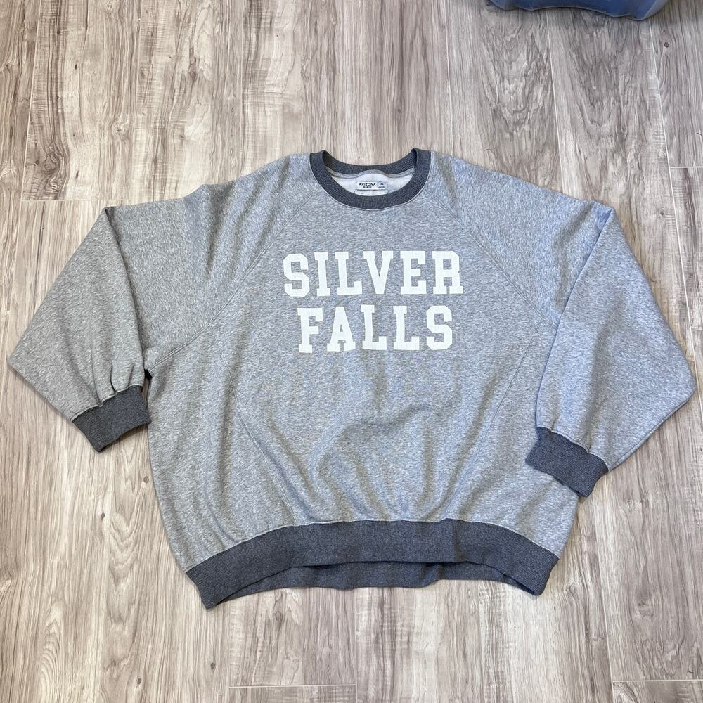 Arizona Jean Co Silver Falls Gray Crewneck Sweatshirt for women Size 2XL